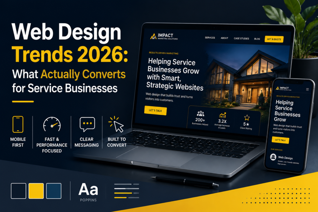 Web Design Trends 2026: What Actually Converts for Service Businesses